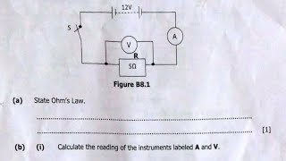 2023 science  Question B8 electricity science2023 [upl. by Palestine766]