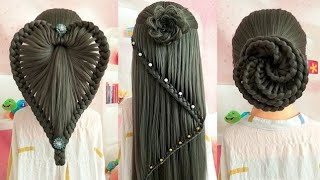 💇balon ka design  Bal ka design  balon ki design  simple choti hair style girl [upl. by Okika989]