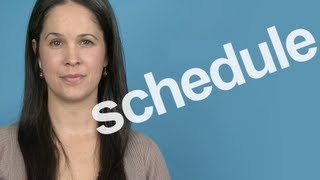 How to Pronounce Schedule  American English [upl. by Orgell]