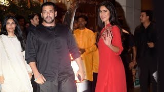 Salman Khan And Katrina Kaif Together At Ambanis Ganpati Celebration 2018 [upl. by Ylebmik873]