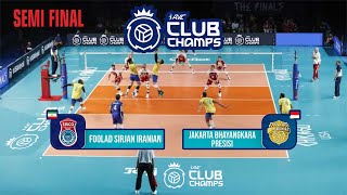 LIVE VOLI PUTRA AVC CLUB Foolad Sirjan Iranian vs Jakarta Bhayangkara Presisi [upl. by Notlrak]