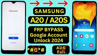 Samsung A20A20s FRP Bypass Without PC 2024  SMA207F Google Account Bypass Android 11 New Trick [upl. by Noir]