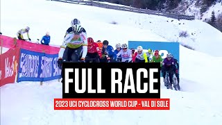 FULL RACE 2023 UCI Cyclocross World Cup Val di Sole [upl. by Nelyak]