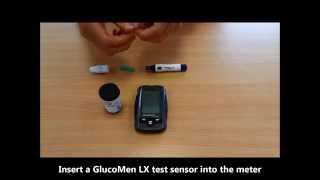 How to test your glucose using the Glucomen LX PLUS meter [upl. by Asseneg]