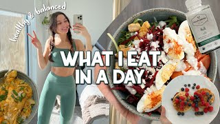 What I eat in a day  Healthy amp Balanced 🌱 NonRestrictive [upl. by Galina]