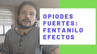 FENTANILO 💯 medicina mortal efectos droga que esta causando estragos narcotico opiaceo [upl. by Trahern]