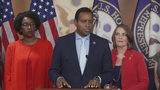 Colorados Rep Joe Neguse criticizes Project 2025 [upl. by Kaden561]