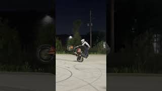 DEATHSPIN WHEELIE motorcycle stuntriding cbr600f4i [upl. by Atinuj939]