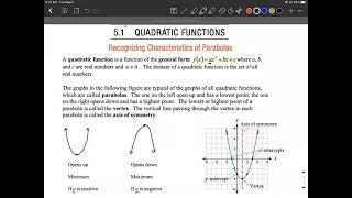 51 Quadratic Functions introduction [upl. by Beall]