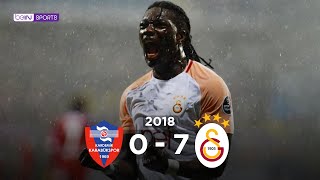 K Karabükspor 0  7 Galatasaray  Maç Özeti  201718 [upl. by Lockhart982]