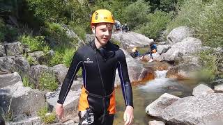 Canyoning Lozère  Canyon du Bas Chassezac enfants amp familles  GECCO Aventure [upl. by Keele]