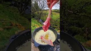 Butter Bath Tomahawk Steak😎🔥  ASMR Cooking [upl. by Cristionna812]