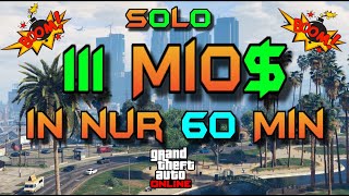 GTA 5 Money Glitch⚡SOLO⚡Extrem schnell amp einfach zum Millionär⚡Alle 2 Min 38 Mio⚡NUR GTA OldGen [upl. by Vincenta]