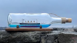 Titanic in a bottle Titanic model [upl. by Ettinger16]