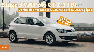 Stage 3 VW Polo GT 16 TDI with a CR140 Turbo makes 165 BHP  Autoculture [upl. by Mallon]