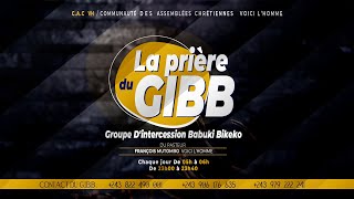 PRIERE DU GIBB  SAMEDI 23 SEPT 2023 AVEC LE PAST FRANCOIS MUTOMBO VH [upl. by Latona798]