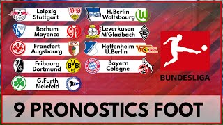 9 Pronostics Foot Bundesliga22082021 [upl. by Anahsohs510]