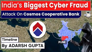 India’s Biggest Cyber Fraud  The Attack on Cosmos Cooperative Bank  Rs 94 cr gone in 2 day UPSC [upl. by Assehc864]