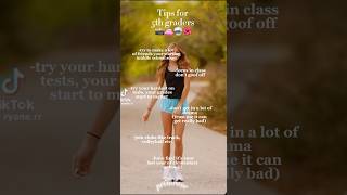 Tips for 5th graders🌺🪩👛📸 preppy school tips trending h dance tiktok algorithm viral [upl. by Anawait]