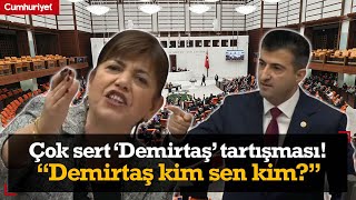 Meral Danış Beştaş AKP’li Çelebi’ye ateş püskürdü “Sen Selahattin Demirtaş’a kurban olquot [upl. by Corwun]