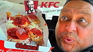 KFCs New Chizza Review [upl. by Lleda178]