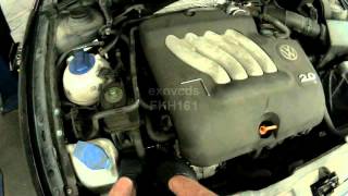 VW A4 20L AVH Serpentine Belt Removing [upl. by Anniroc620]