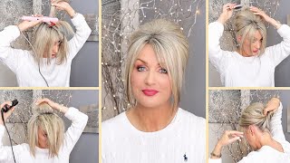 6 EASY AND BEAUTIFUL HAIRSTYLES FOR SHORT HAIR [upl. by Eldwin]