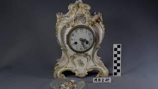 Art Restoration An Antique Porcelain Clock [upl. by Leachim887]