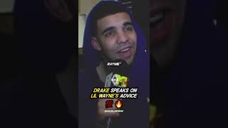 Drake Speaks On Lil Waynes ADVICE 💯🔥 [upl. by Augustina650]