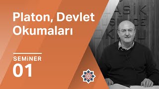 Ayhan Çitil Platon Devlet Okumaları 1 Seminer [upl. by Ban]