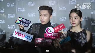 ENGSUB 170924 Yixing Harpers Bazaar 150th Anniversary Exhibition Interview w Ouyang Nana [upl. by Juanne29]