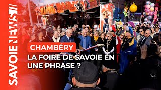 🔴La Foire de Savoie en une phrase  🔴 [upl. by Anaili]