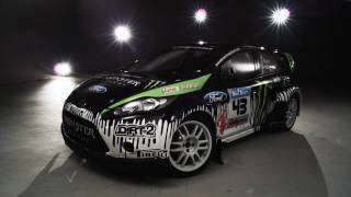 Ken Block s Ford Fiesta under the spotlight and the Monster World Rally Team 2010 Schedule [upl. by Tate]