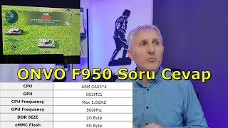 Onvo 50F950 ve Google TV F950 Televizyonlar ile İlgili Sorular [upl. by Nosaes461]