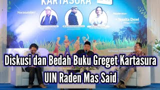 Diskusi Dan Bedah Buku Greget Kartasura Di UIN Raden Mas Said  Jendela Jateng [upl. by Nyberg615]