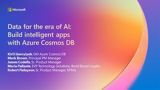 Microsoft Ignite 2023  Data for the era of AI Build intelligent apps with Azure Cosmos DB [upl. by Siesser]