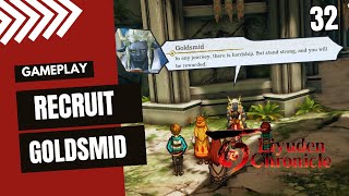 EIYUDEN CHRONICLE HUNDRED HEROES RECRUIT GOLDSMID MARKUS KING OF THE REVENANTS YARNAAN GAMEPLAY 32 [upl. by Nalliuq452]