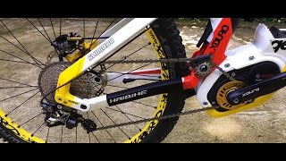 Haibike Downhill PRO Übersetzung 15 40 Zähne [upl. by Einnob]