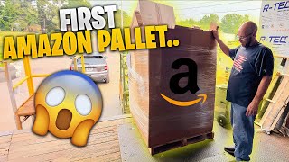 We bought a 400 AMAZON RETURN PALLET CRAZY UNBOXINGS [upl. by Broddie]