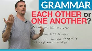 Learn English Grammar EACH OTHER amp ONE ANOTHER [upl. by Sielen216]