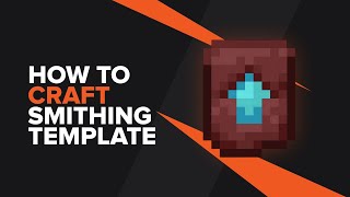 How to make a Smithing Template in Minecraft [upl. by Adieren]