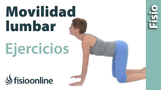 Ejercicio de movilidad y flexibilidad lumbar  Gato y mahometano [upl. by Yeliah180]