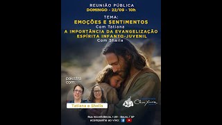 Emoções e Sentimentos e A importância da Evangelização Espírita Infantojuvenil  Tatiana e Sheila [upl. by Nellir39]