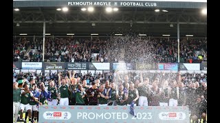 PROMOTION Plymouth Argyle v Burton Albion 29423 Tense Intense amp Joyful afternoon at Home Park [upl. by Ailhat448]