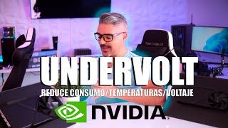 Si tienes una GPU NVIDIA debes hacerle esto YA MISMO Reduce temperaturas consumo y voltaje [upl. by Esiuole]