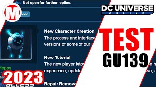 DCUO Test GU139 Character Creation Tutorial and More [upl. by Alamaj896]