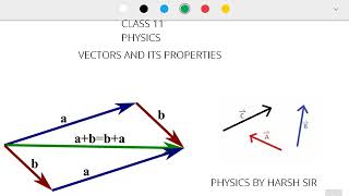 VECTORS AND ITS TYPES  CLASS 11 PHYSICS [upl. by Annoj395]