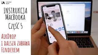 📚💻instrukcja MacBooka 5  AirDrop Katalogi i dyski zewnętrzne [upl. by Nolyat]