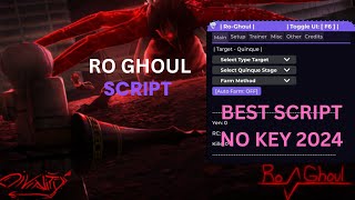 Ro Ghoul ScriptHack GUI  PCMOBILE  Anti Ban Auto Farm Auto Trainer amp More  PASTEBIN 2024 [upl. by Lillis]