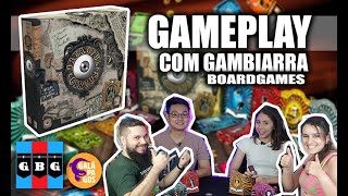 Dreadful Circus l Gameplay Ft Gambiarra Boardgames [upl. by Olnton]